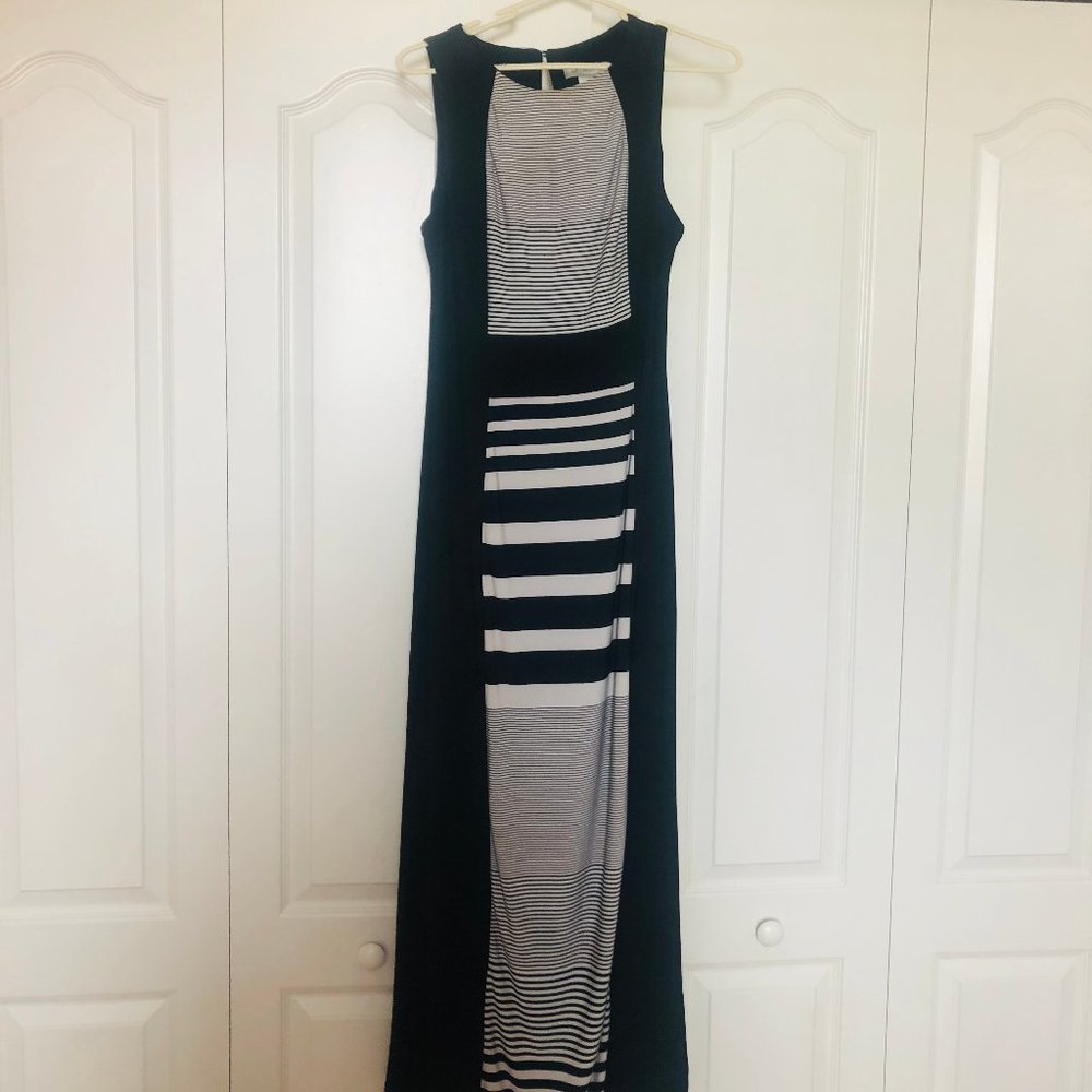 Liz Claiborne Color Block Maxi Dress